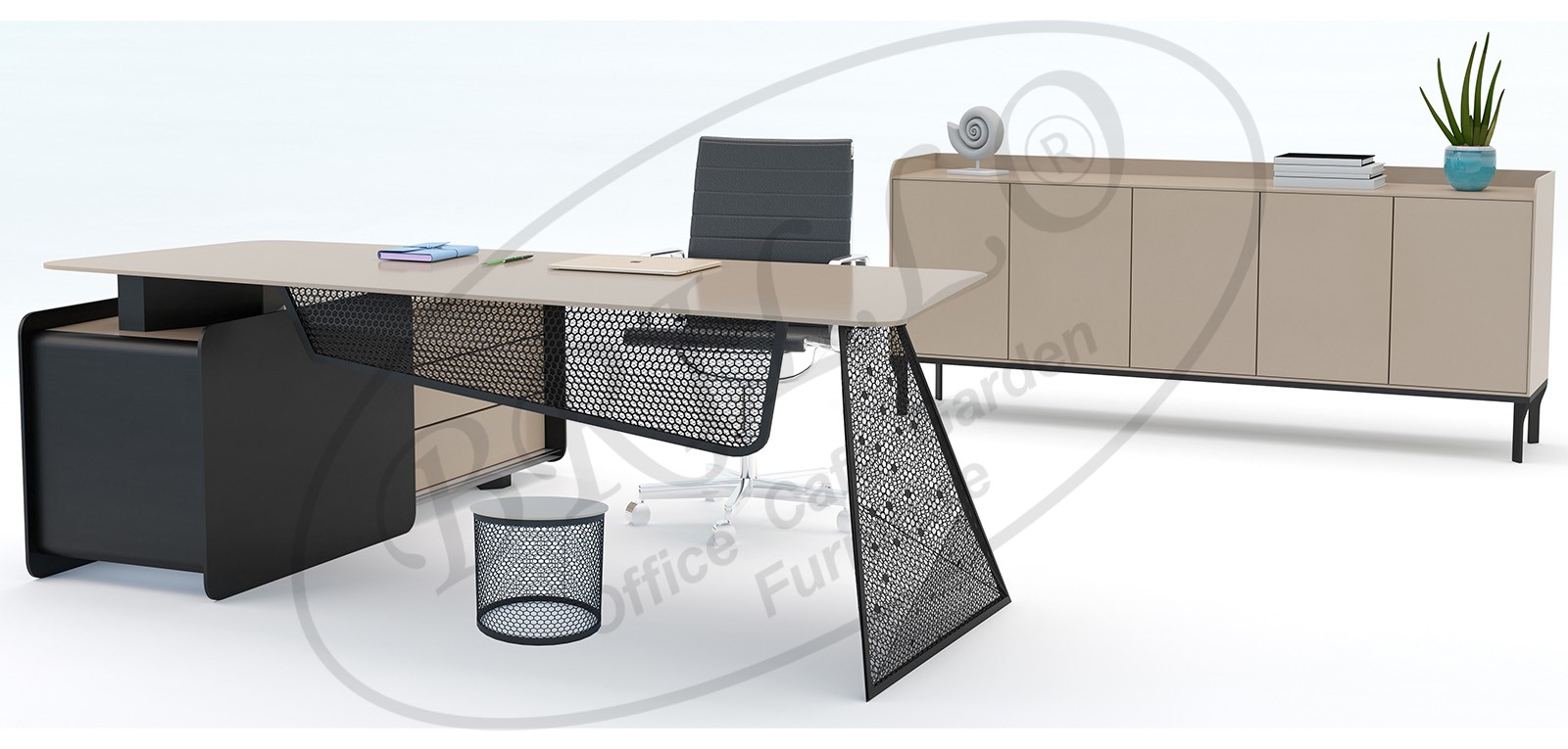 Aura Etajerli Makam Takımı - Ofis mobilyası - Ofis mobilyaları